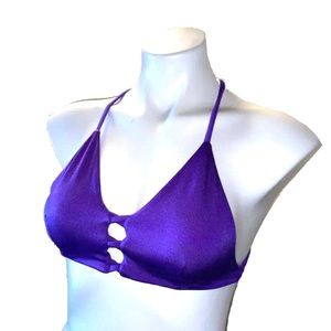 Style MlE Boutique purple strappy bikini top